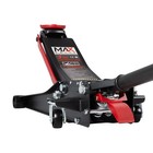 3-ton Low Profile Hydraulic Floor Jack With Dual-pump And Foot Pedal  Red