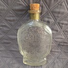 Schenley Whiskey Vintage Glass Bottle Decanter With Cork  Stopper 