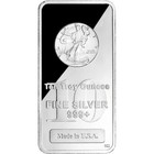 Ten  10  10 Oz Highland Mint Silver Bar - Walking Liberty Design  999  Fine