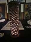 Antique Brass Moroccan Style Candle Holder Extra Tall