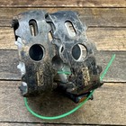 Vintage Shimano Deore Platform Bike Pedals 9 16 Black Silver Pair 80s Mtb Mt60