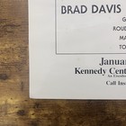 Kathleen Turner   Brad Davis Signed 1988    toyer    Kennedy Center Poster Window