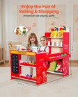 Vevor Kids Grocery Store Playset Supermarket Play Toy Set With Cash Register