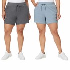 32 Degrees Ladies  2-pack Soft Jogger Short F42