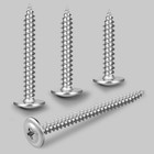  8 X 1 Inch Wood Screws Phillips Modified Truss Head 8 X 1  Silver 1lb Box 