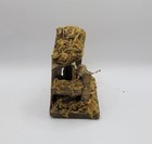 Vintage Small Wood Porcelain Figurines Manger Nativity Scene Christmas Set 
