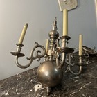 Visual Comfort Bz Designs Pewter Silver Tone  Chandelier Heavy Flemish Colonial