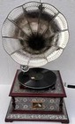 Antique Hmv Gramophone Fully Functional Working Phonograph  Win-up Record Player