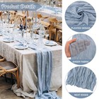 10ft Cheesecloth Table Runner Boho Party Home Decorations