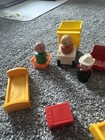 Misc Vtg Fisher Price Little People Figures-furniture