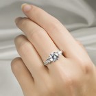 2 50 Ct Brilliant Round Cut Engagement Wedding Promise Ring Gold Plated Size 6-9