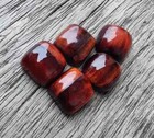  wholesale  Natural Red Tiger Eye Cabochon Cushion Shape Loose Gemstone