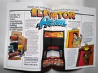 Elevator Action Arcade Game Flyer Original Foldout Brochure Retro Artwork 1983