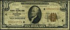 Fr  1860 E  10 1929 Federal Reserve Bank Note Richmond E-a Block Fine