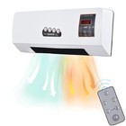 2 In 1 1800w Wall Mounted Space Heater Air Conditioner Fan Combo Remote Control