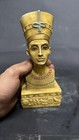 Rare Ancient Egyptian Antique Queen Nefertiti Head Unique Statue Pharaonic Bc