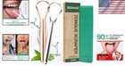 2-pack Metal Tongue Scrapers For Bad Breath Relief - Durable Oral Care Solutions