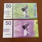 Netherlands Set  4pcs X 50 Note  Private Issue Polymer  2020 Mata Hari  Unc