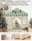 Besrey Kid Play Tent For Boy girl toddler Playhouse Tent Indoor   Outdoor green
