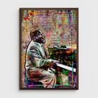 Fats Domino 8x10in Pop Art Poster Fats Domino Rock N Roll Tribute Free Shipping