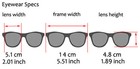 80  S Vintage Browline Horn Rim Half Frame Color Polarized Lens Sunglasses