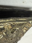 Antique Ornate Silver Match Safe Vesta Case Hinged Lid  Hunting Ladies With Dog