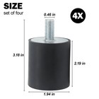 Ywoow Tamper Rubber Shock Mount For Wacker Neuson Plate
