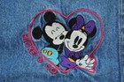Vintage Disney   Company Jean Skort Size 6 Mickey   Minnie
