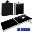 Toss Cornhole Game Set Regulation Foldable Aluminium Bean Bag Baggo 4 X 2 Ft