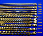 14k Yellow Gold Solid Curb Cuban Chain Necklace Link Real 1 5mm-14mm 16 -30 