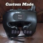 Custom Made Sparring Boxing Head Guard   Black  Red  White  Yellow  Cow Leather