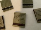 Wwii Field Matchbooks Damp Climate Matches Military Full Unstruck-lot Of 5