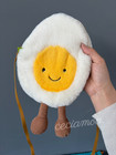 Jellycat Amuseable Boiled Egg Crossbody Bag 8in Plush Doll Gift Toy Dust Bag