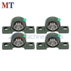 4pcs Ucp206-20 1-1 4 self-aligning Pillow Block Bearing Solid Base Bore 2-bolt