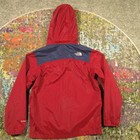 The North Face Hyvent Jacket Hooded Raincoat Boys M 10 12 Red Lightweight Shell