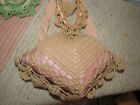 Antique Vintage 3 Sewing Pin Cushions Needle Holders Crochet Little Girls