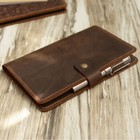 Leather Notebook Dairy Cover Leather Moleskine Classic Cover Larger Size 5x8 25 