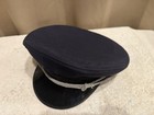     vintage 50s 60s Detroit Police Hat Summer Riots Wicker 8 Point Cap Blue 7 1 8