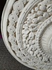 Vintage Plaster Ceiling Medallion 3d Ornate Floral Leaf Architectural Salvage
