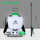 4-gallon Backpack Sprayer With Padded Shoulder Strap For Pests   Weeds  Watering