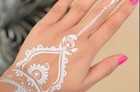 Golecha White Henna Mehandi Temporary Tattoo Body Art - 6 Cones
