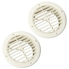 Rv Ac Vent Covers 7   2-pack Ceiling Grilles With Rotatable Louvers  