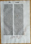 Original Rubricated Incunable Leaf Augustinus Opuscula Strasbourg  a  - 1489