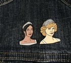 Meghan Markle Smirk Soft Enamel Lapel Pin Brooch