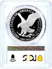 2025 S  1 1 Oz Proof Silver Eagle Pcgs Pr70 Dcam First Strike Flag Label