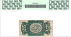 25 Cent Fractional Currency Fr 1295 3rd Issue Green Reverse W   a   Pcgs Xf40