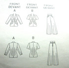 Vogue Pattern 2297 Donna Karan Size 6-8-10