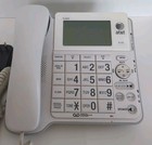 At t Cl4939 Big Push Button Landline Corded Phone With Answering Machine Tested
