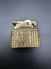 Mid Century Modern Vintage Gold Mesh Cigarette Lighter Untested Tarnished Used