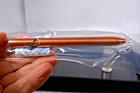 Tactile Turn Bolt Action Pen Short 5 1  Machined Copper  Ti Damascus Bolt